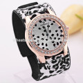 Vogue women bangle style leopard watch